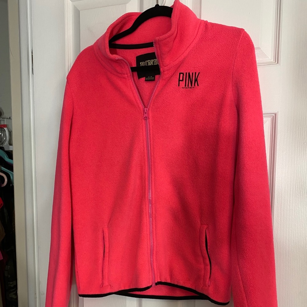 VS Pink Fleece Jacket